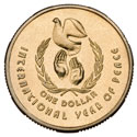 $1 1986 – Commemorative - International Year of Peace