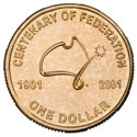 $1 2001 – Commemorative - Centenary of Federation