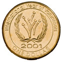 $1 2001 – Commemorative - International Year of Volunteers
