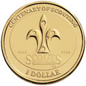 $1 2008 – Commemorative - Scouting Australia Centenary