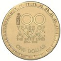 $1 2015 – Commemorative - ANZAC Centenary