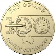 $1 2020 – Commemorative - Qantas 100 Years