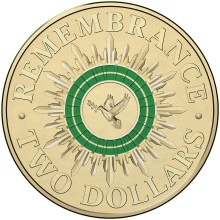 $2 2014 – Commemorative - Remembrance Day Dove