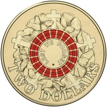 $2 2015 – Commemorative - ANZAC Centenary