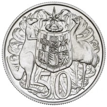 50c 1966 – 1966 Silver round - 80% silver, 20% copper