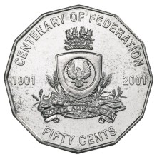 50c 2001 – Commemorative - Centenary of Federation - South Australia