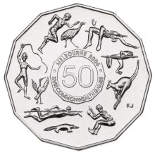 50c 2005 – Commemorative - Commonwealth Games Design Competition (Kelly Just)
